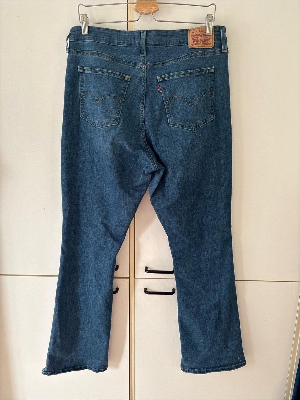 Levi’s 725 High Rise Bootcut Jeans Women W34 L32 Boho Western Country Cowgirl - Picture 4 of 10